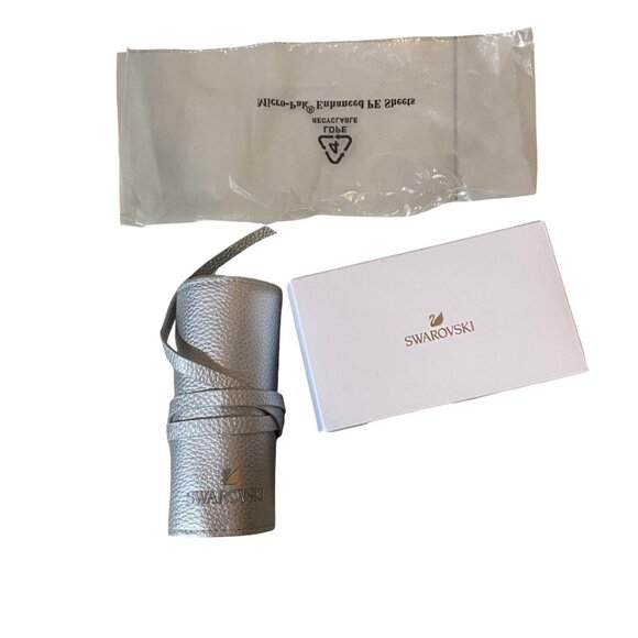 Swarovski Travel Jewelry and Makeup Roll Case - Picture 1 of 4